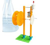 Kit générateur de jouets - Expériences de physique pour - Matériau métallique ABS | Kit de bricolage de manivelle de 3 x 2 x 7 pouces, 215 g, générateur de turbine à eau hydroélectrique