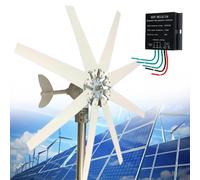 Kit générateur d'éolienne, 120 W avec contrôleur MPPT, lévitation magnétique 8 pales moulin à vent pour usage domestique, 48 V