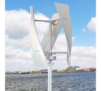 Kit générateur d'éolienne 13 000 W 12 V/24 V avec 3 pales et contrôleur de charge - Solution d'alimentation efficace pour éolien solaire marin, camping-car, maison et hybride
