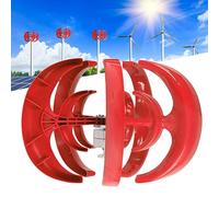 Kit générateur d'éolienne 5000 W, 4000 W, 3000 W avec contrôleur - 12 V/24 V/48 V - Moulin à vent vertical pour un usage domestique, solution d'énergie renouvelable respectueuse de l'environnement
