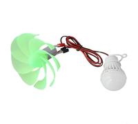 Kit générateur d'éolienne pour assemblage à faire soi-même, projet scientifique éducatif avec moteur et lames, alimentations éoliennes portables pour l'apprentissage de la maison et du jardin, pagaie