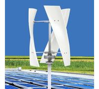 Kit générateur d'éolienne Verticale - 3 pales à Sustentation magnétique, Conception silencieuse pour Solutions d'énergie renouvelable résidentielles et industrielles