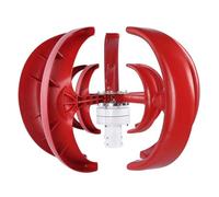 Kit générateur d'éolienne verticale 3000 W 12 V, 5 pales 3 phases AC à aimant permanent avec contrôleur pour énergie renouvelable
