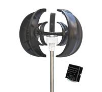 Kit générateur d'éolienne verticale sans bruit 12 000 W, aimant permanent AC 3 phases avec contrôleur MPPT pour énergie domestique, alimentation écologique écologique, système 24 V