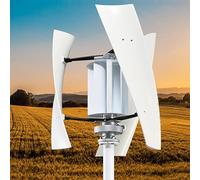 Kit générateur d'éolienne verticale, triphasé AC, contrôleur MPPT, 5000 W 48 V, pour énergie industrielle domestique