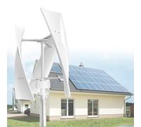 Kit générateur éolien avec contrôleur de Charge, turbines Verticales, générateur d'énergie électrique, générateur éolien 3000 W à 3 pales, kit générateur 12 V/24 V, Petite éolienne pour solu