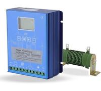 Kit générateur éolien avec régulateur de Charge pour Turbine Verticale, régulateur de Charge Hybride éolien-Solaire MPPT, Charge d'appoint avec délestage, pour système d'alimentation Hybride