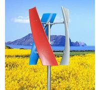Kit générateur éolien Horizontal à Courant Alternatif avec contrôleur de Charge, générateur éolien Vertical 4000 W à 3 pales avec contrôleur pour Applications Hybrides éoliennes et solaires