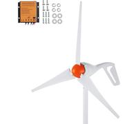 Kit générateur éolien SucceBuy 500 W - 12 V, 3 pales avec régulateur MPPT, direction du vent réglable, commence à 2,5 m/s.