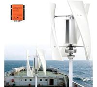 Kit générateur éolien vertical 14 000 W - 20 000 W (12 V, 24 V, 48 V, 220 V) pour bateaux, habitations et éclairage public(24V,20000W)