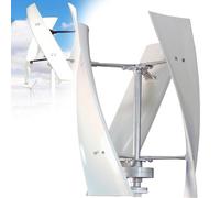 Kit générateur éolien Vertical à axe Vertical avec contrôleur de Charge - Générateur à Aimant Permanent Haute efficacité 5000W/9000W avec contrôleur pour Solutions d'énergie renouvelable et
