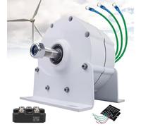 Kit générateur éolien Vertical avec contrôleur de Charge, générateur à Aimant Permanent 8000W/10000W pour éolienne et hydraulique, Faible Vitesse de Rotation, Sortie 12V CA, Solutions d'alim