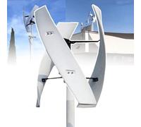 Kit générateur éolien Vertical avec contrôleur de Charge, Solution d'alimentation silencieuse et écologique de 20 000 W pour la Maison ou Le Camping-Car, avec contrôleur et système d'énergie