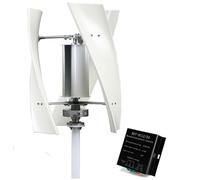Kit générateur éolien Vertical avec régulateur de Charge, 3000 W ou 8000 W - Système d'énergie renouvelable Autonome 48 V pour la Maison, Production d'électricité Efficace et écologique.