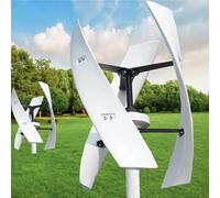 Kit générateur éolienne vertical Helix - Design en lévitation magnétique, 3 lames, 12 V 5000 W, idéal pour bateaux, tonnelles, maisons, entreprises, utilisation industrielle