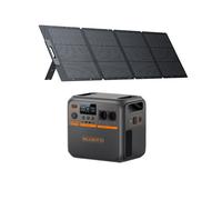 Kit BLUETTI Premium 200 V2(AC270P) Station électrique professionnelle avec Panneau Solaire 200W, 2073.6Wh, générateur solaire 4 *AC 2700W Noir