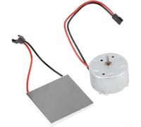 Kit générateur thermoélectrique alimenté par la chaleur pour moteurs de ventilateur de cheminée, module de conversion d'énergie efficace avec graisse thermique, design en métal pour la plupart des