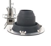 Kit générique pour poêle Cric - à haute température, passage flexible durable | Ensemble d'installation mobile, protection de la sécurité de la chaleur pour