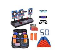 Kit Gilet Tactique avec cible électronique et balles recharge PR Nerf N-Strike Elite/Mega jouet Enfant - Lewin Deal