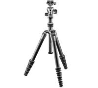 Gitzo Trépied Traveler GK1555T-82TQD - Série 1, compact, fibre carbone, avec rotule GH1382TQD