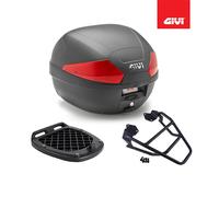 Kit GIVI Baul Nègre 29LT B29N + Plaque KYMCO Agility 50 125 R16 + 2016 2017