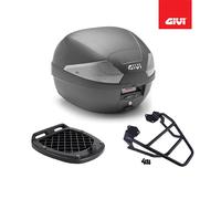Kit GIVI Baulo Noir 29LT B29NT + Plaque Honda PCX 125 2021 2022 2023 2024