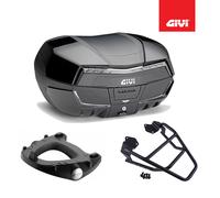 Kit GIVI Baulot Noir V58NNTB + Panneau SR1186 Honda Forza 750 2025