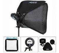 Kit Godox SF-UV 80 - Kit Softbox + Fixation Type-S Bowens pour Flash SpeedLite Noir G