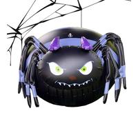 Kit gonflable d'Halloween en plein air - Décoration de piscine flottante, ballon fantôme globe oculaire | Écran d'ornement Spooky Party Lawn, araignées géantes - Décoration avec valve pour attraction