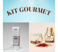 Kit Gourmet Esir : Safran 100% Pur (1G) + Sel Cristallin Gros 100% Naturel (95G)