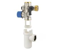 Kit groupe de sécurité chauffe-eau NF droit siège inox anti-corrosion MF20x27 + siphon F26x34 NOYON & THIEBAULT