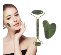 Kit Gua Sha et rouleau de jade KYLOS, Outils de massage facial et cervical, Pierre gua sha pour peau sensible, Cadeau bien-être pour femmes, Set anti-âge et détente