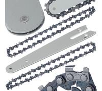 Kit Guide-chaîne et 2 chaînes Rosfix 6" Scie Électrique