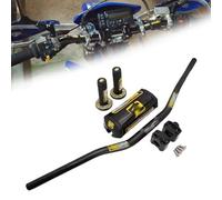 Kit Guidon Moto 28 mm,Guidon 800 mm + Poignee + Rehausse Pontet 28 mm + Mousse pour KX KXF YZ YZF CR CRF Motocross ATV Quad