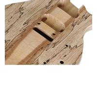 Kit guitare DIY, corps solide en basswood, 24 frettes, matériel chromé , EK010S
