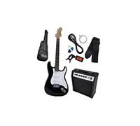 Kit Guitare électrique + Amplificateur 15W + Acccessoires - Noir - Johnny Brooks JB403