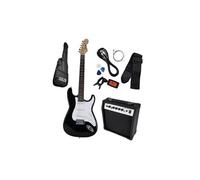 Kit Guitare électrique + Amplificateur 15W + Acccessoires - Noir - Johnny Brooks JB403