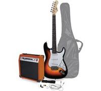 Kit guitare électrique - Johnny Brook JB406 - avec amplificateur 20W, Finition Sunburst