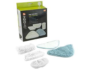 Kit H2O HD Super Clean - (Paquet de 5) - Nettoyant pour taches, Nettoyant pour coulis, Nettoyant pour salle de bain, Défroisseur à vapeur, Défroisseur portable, Défroisseur pour voiture