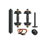 Kit Haltère + Barre + Kettlebell + Capteur Xiaomi Fed V2 10kg - Black/Orange - Tu Multicolore