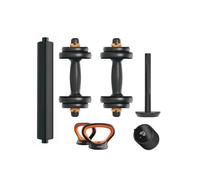 KSIX smart your tech Fed Kit Haltères V2 10KG connectés App Move It, Barre et Poids Russe 10KG Xiaomi Fed, Capteur Intelligent, 10kg, Modulables, Multifonctions, Poignée ergonomique