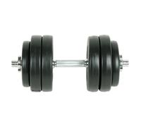 Kit Haltères 15 kg Musculation Entraînement Poids Salle de Gym Maison vidaXL