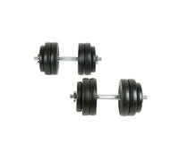 Kit Haltères 15 kg Musculation Entraînement Poids Salle de Gym Maison vidaXL