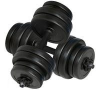 vidaXL Kit d'haltères 30 kg - lot de 2