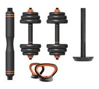 Kit haltères + barre + poids russe xiaomi fed 20 kg Noir G
