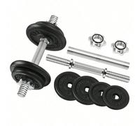 Kit Haltères Musculation, Avec Barre D'extension, Poids Ajustable, Pour Hommes Et Femmes, Musculation, Prise De Masse À La Maison, 1 Paire