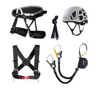 Kit harnais escalade Singing Rock Ferrata Exp II Noir L/2XL
