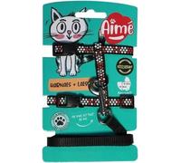 Kit harnais et laisse - AIMÉ - Reflechissant Rouge pour Chat