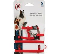 Kit Harnais et laisse casual pour rongeur Zolux Rouge S