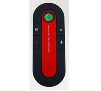 Kit Haut-Parleur Bluetooth pour Visière de Voiture, Haut-Parleur Mains-Libres Bluetooth Visière de Soleil Lecteur MP3 Accessoires Combo Voiture (Rouge)